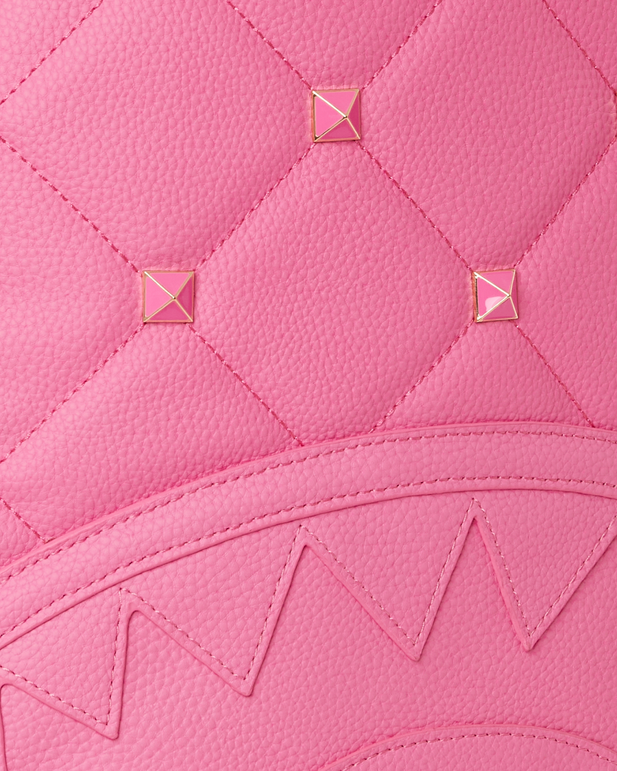 PRETTY PINK QUILTED DLXSVF BACKPACK