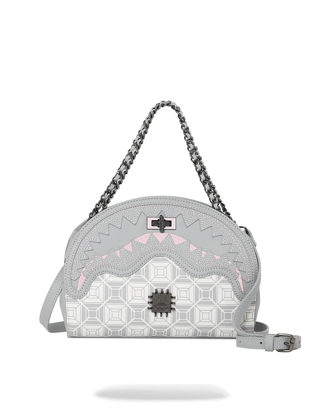 Ai STUNNA CREAM SHARK HANDBAG