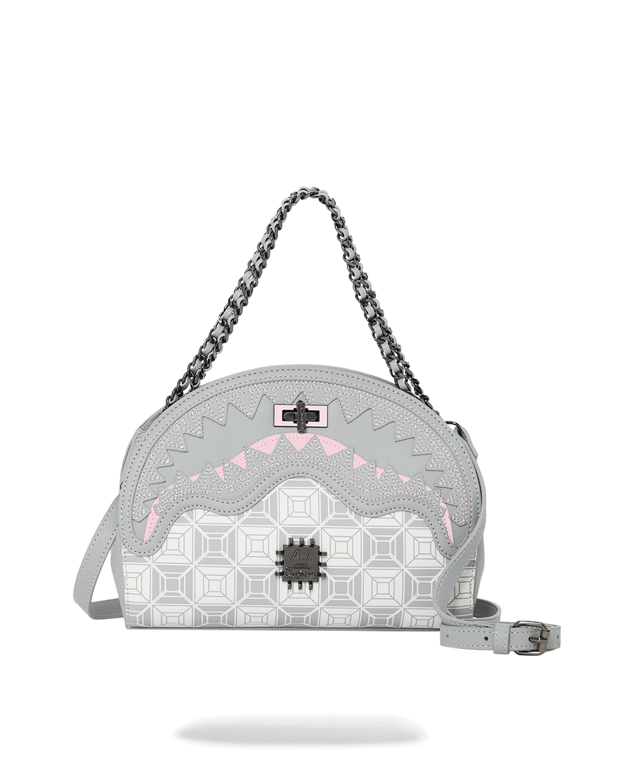 Ai STUNNA CREAM SHARK HANDBAG