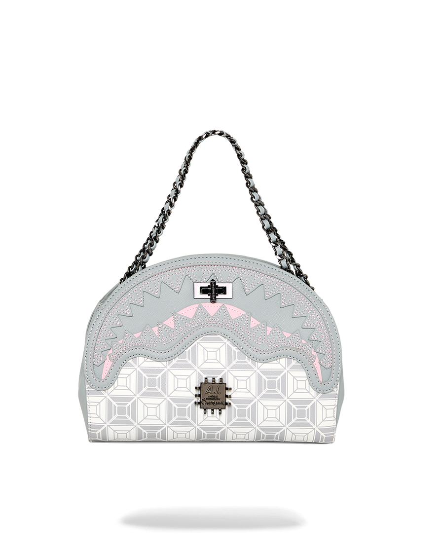 Ai STUNNA CREAM SHARK HANDBAG