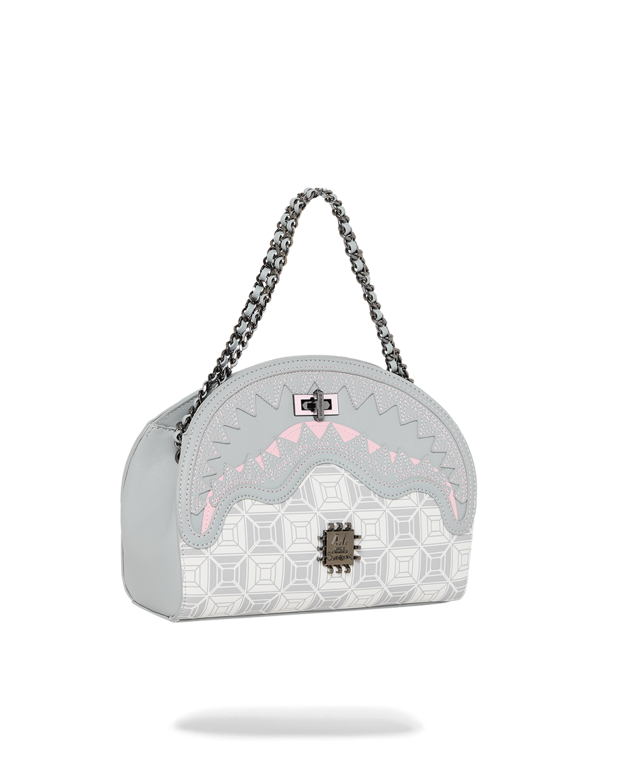 Ai STUNNA CREAM SHARK HANDBAG