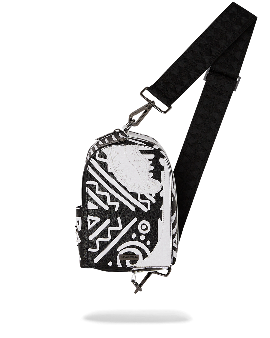 Ai TRIBAL B&W SLING BACKPACK