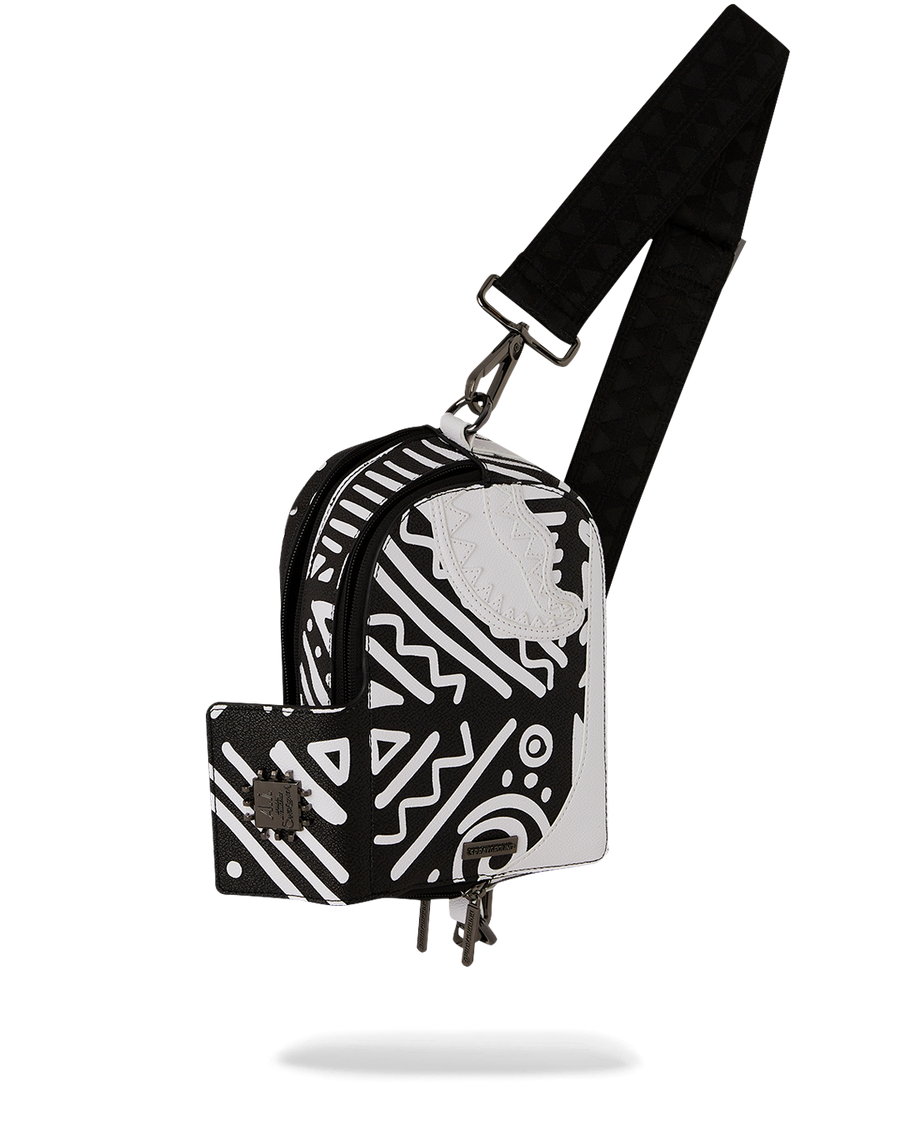 Ai TRIBAL B&W SLING BACKPACK