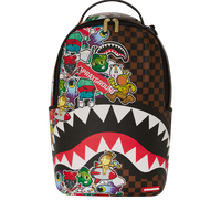 SHARKS IN STICKERS DLXSV BACKPACK