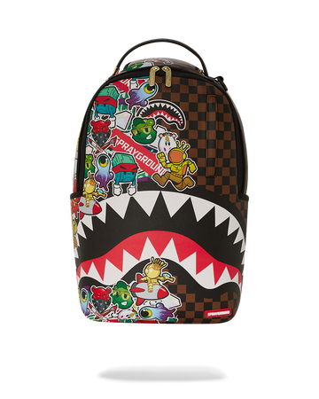 SHARKS IN STICKERS DLXSV BACKPACK