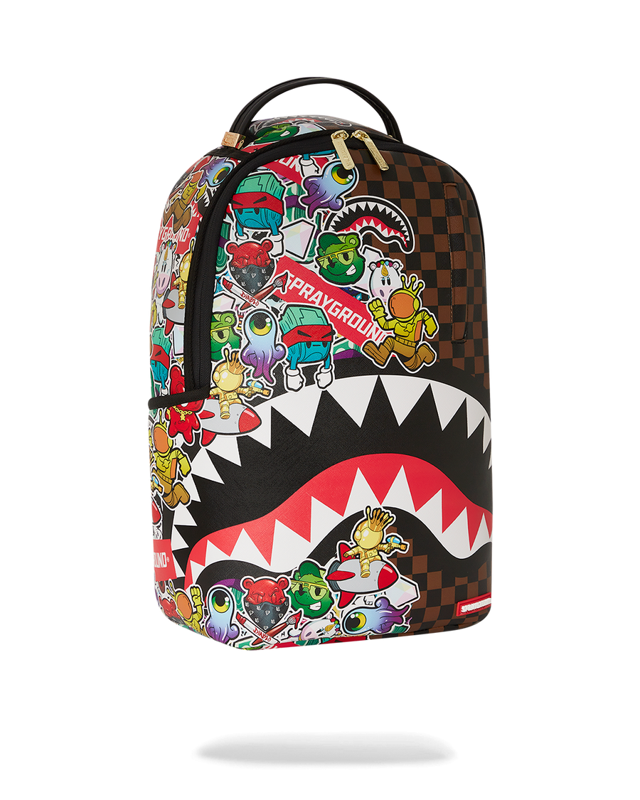 SHARKS IN STICKERS DLXSV BACKPACK