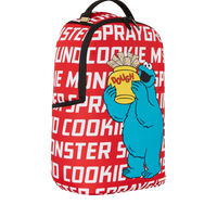 SESAME STREET COOKIE MONSTER REPEAT DLXSR BACKPACK