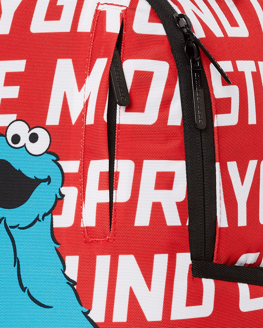 SESAME STREET COOKIE MONSTER REPEAT DLXSR BACKPACK