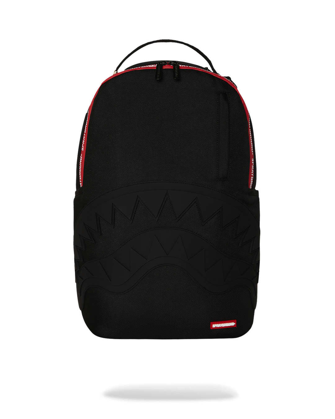 PRINTED RED ZIPPER SHARK DLXR BACKPACK