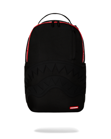PRINTED RED ZIPPER SHARK DLXR BACKPACK