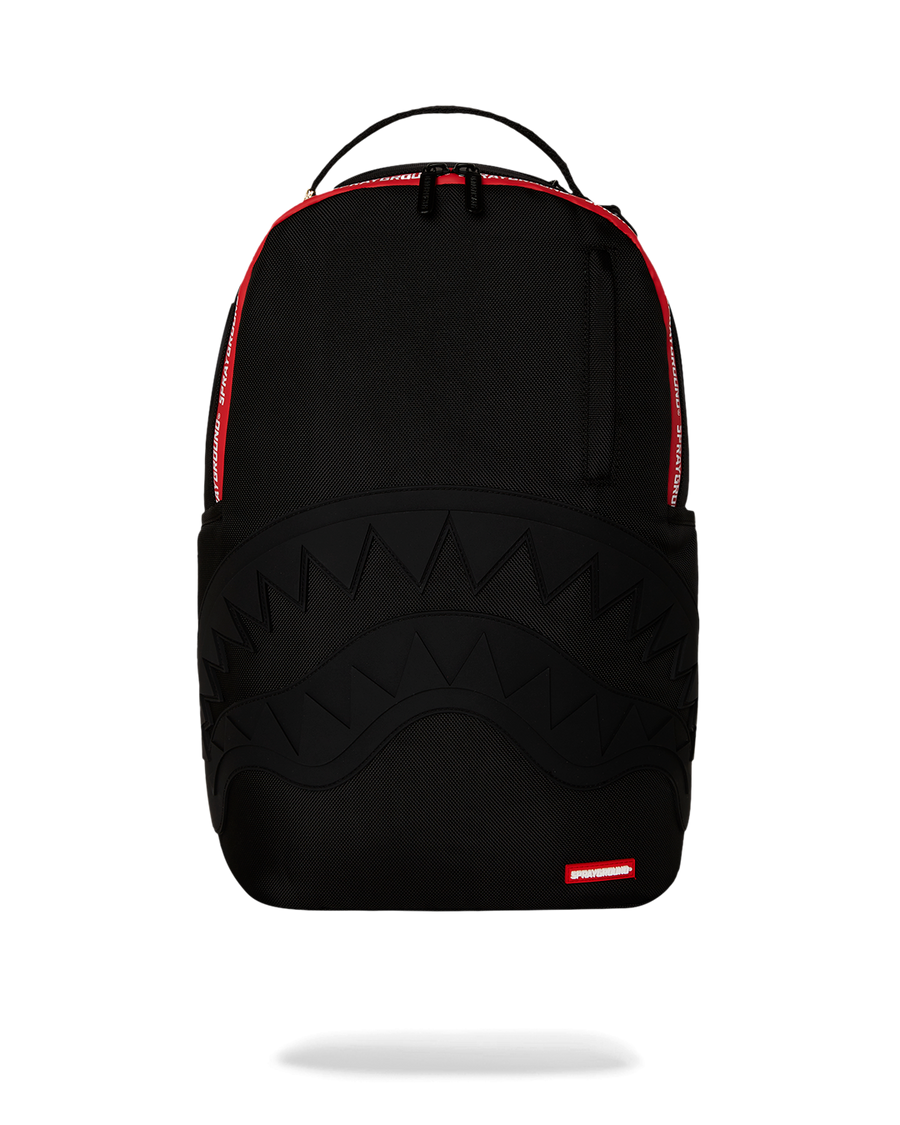 PRINTED RED ZIPPER SHARK DLXR BACKPACK