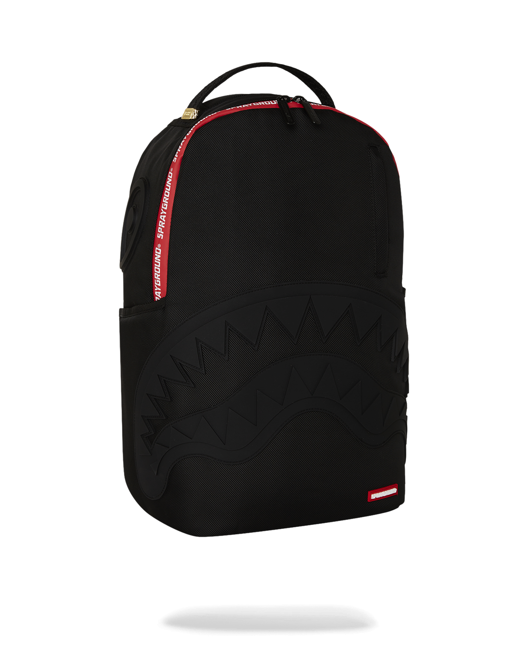 PRINTED RED ZIPPER SHARK DLXR BACKPACK