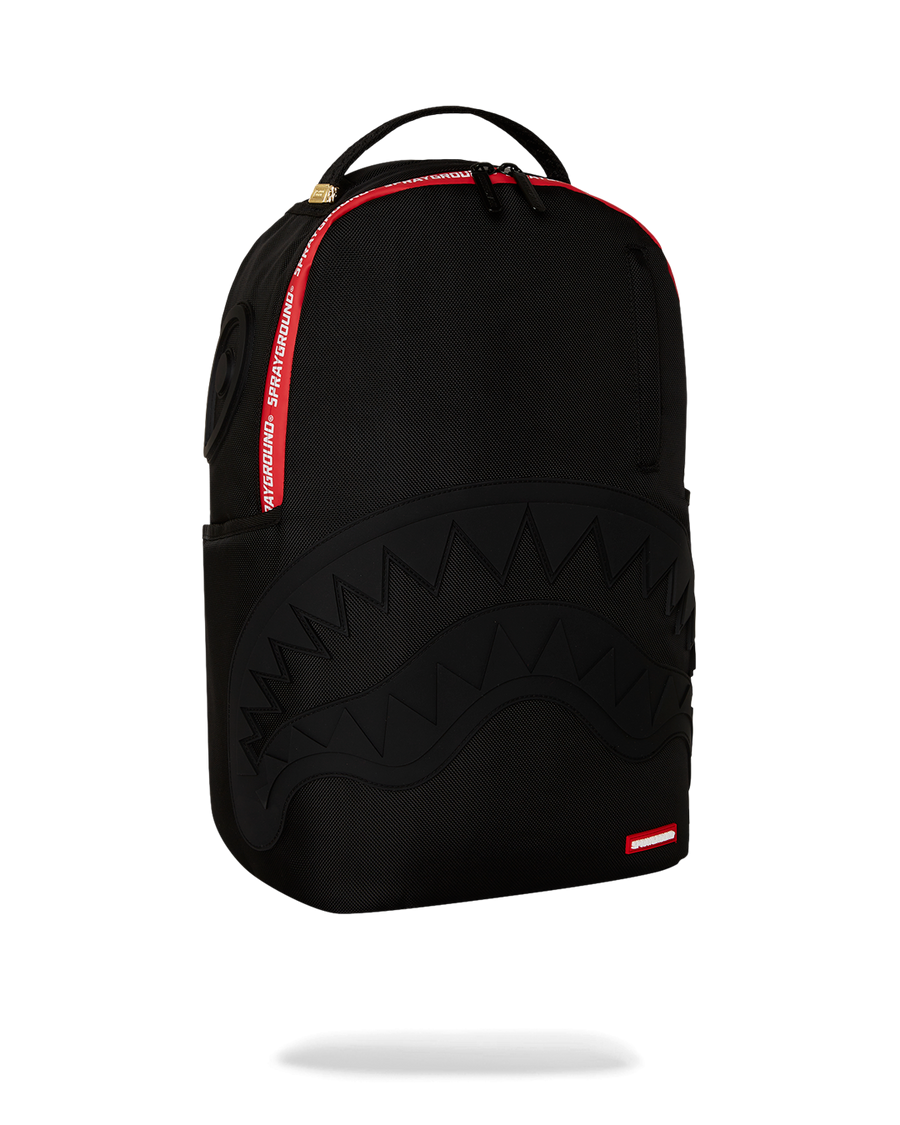 PRINTED RED ZIPPER SHARK DLXR BACKPACK
