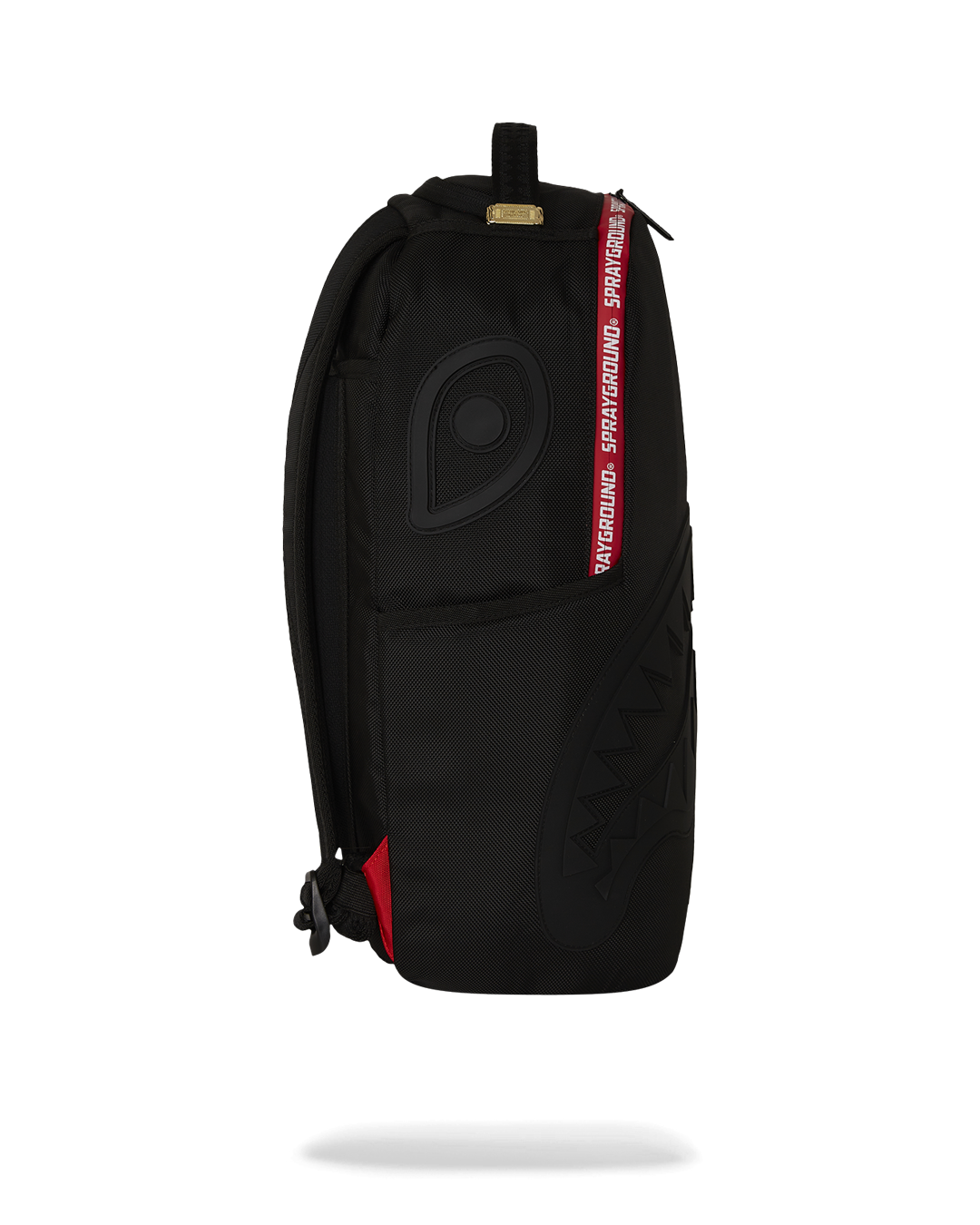PRINTED RED ZIPPER SHARK DLXR BACKPACK
