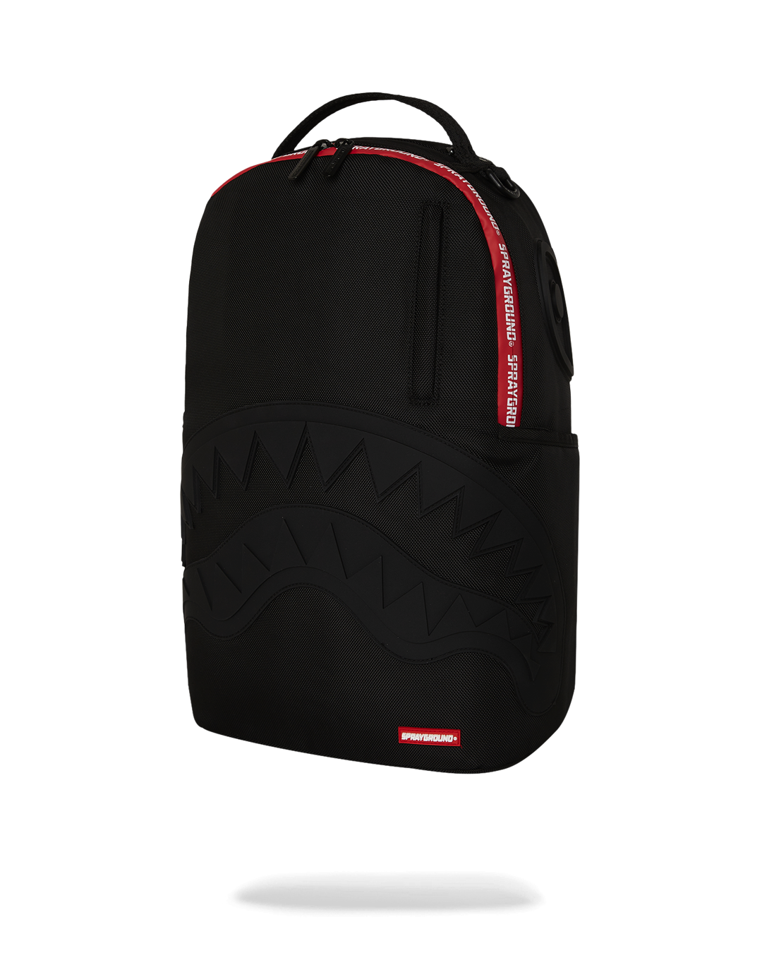 PRINTED RED ZIPPER SHARK DLXR BACKPACK