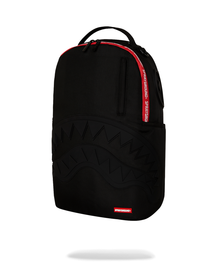PRINTED RED ZIPPER SHARK DLXR BACKPACK