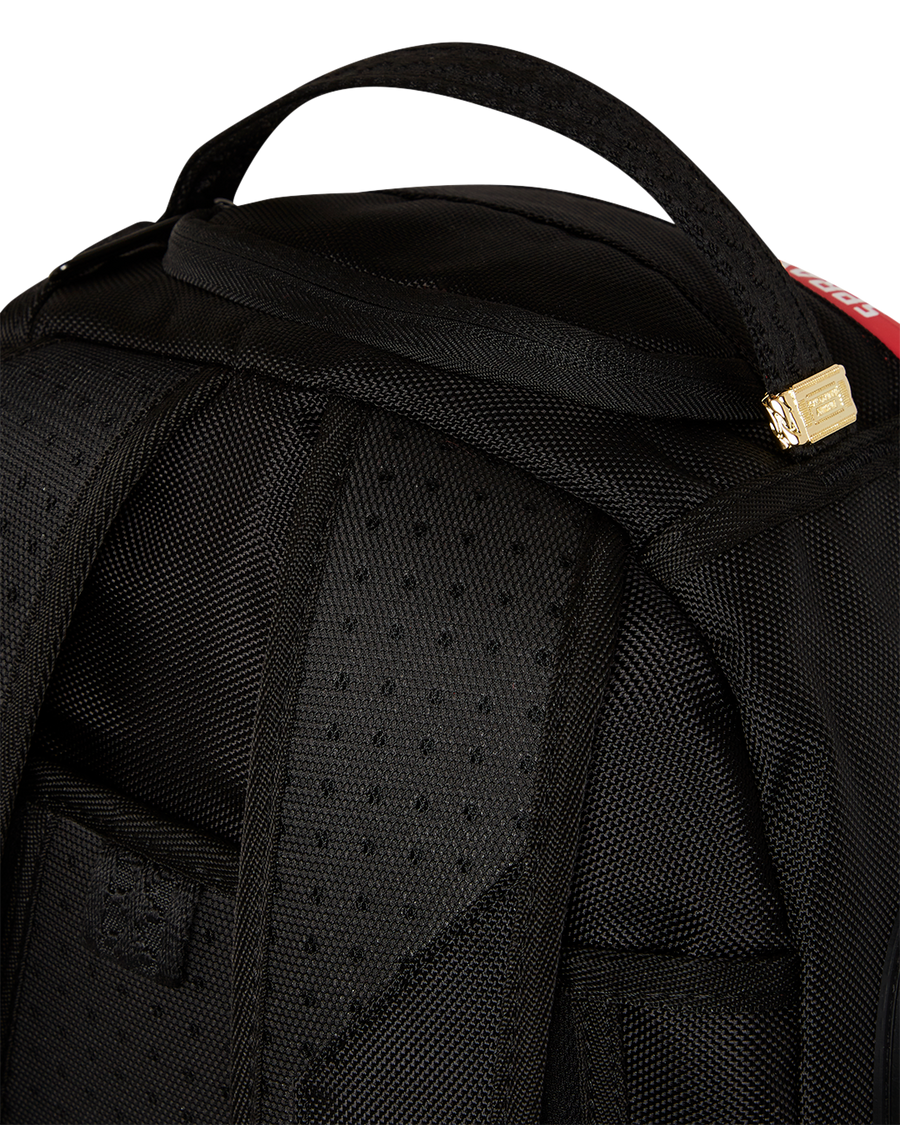 PRINTED RED ZIPPER SHARK DLXR BACKPACK