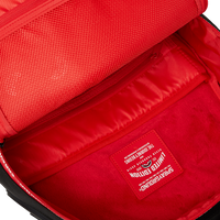 PRINTED RED ZIPPER SHARK DLXR BACKPACK