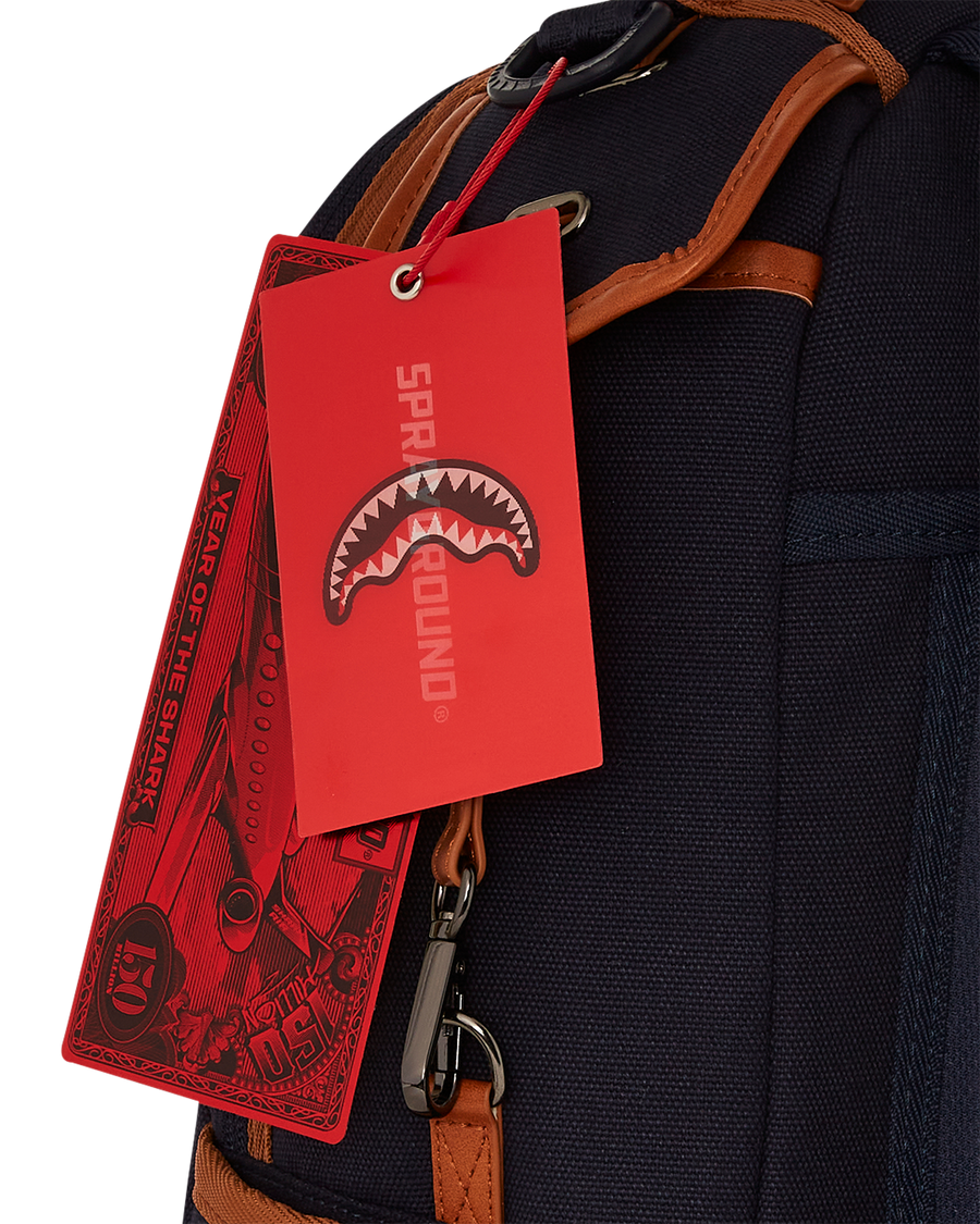 WHISKEY THRONE BLUES DLXS CANVAS CARGO DLX BACKPACK