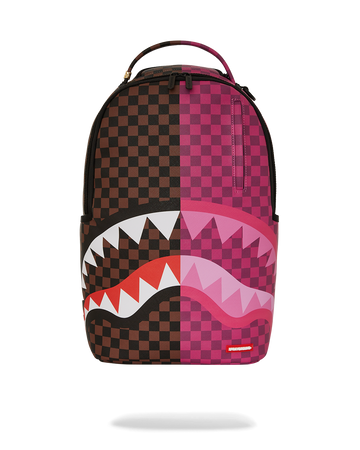SPLIT SIP PINK CHECK DLXSV BACKPACK