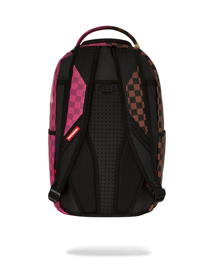 SPLIT SIP PINK CHECK DLXSV BACKPACK