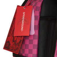 SPLIT SIP PINK CHECK DLXSV BACKPACK