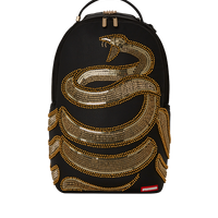 GOLD SEQUIN SNAKE DLXSV BACKPACK