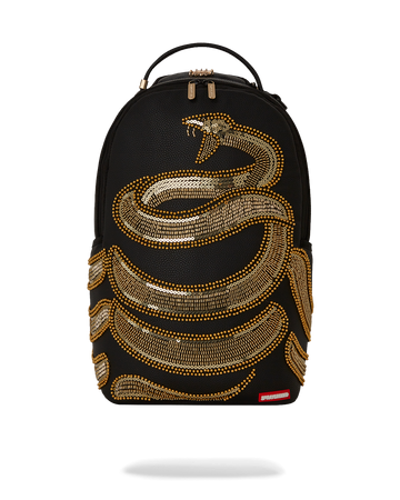 GOLD SEQUIN SNAKE DLXSV BACKPACK