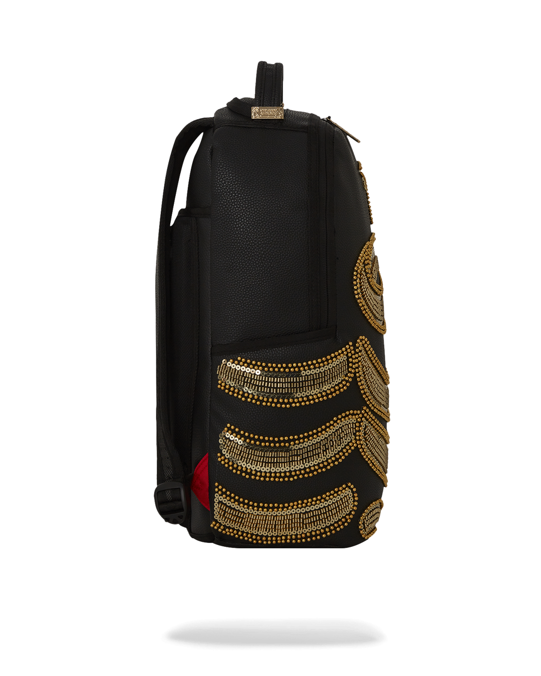 GOLD SEQUIN SNAKE DLXSV BACKPACK