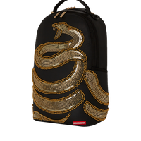 GOLD SEQUIN SNAKE DLXSV BACKPACK