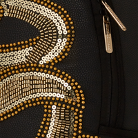 GOLD SEQUIN SNAKE DLXSV BACKPACK