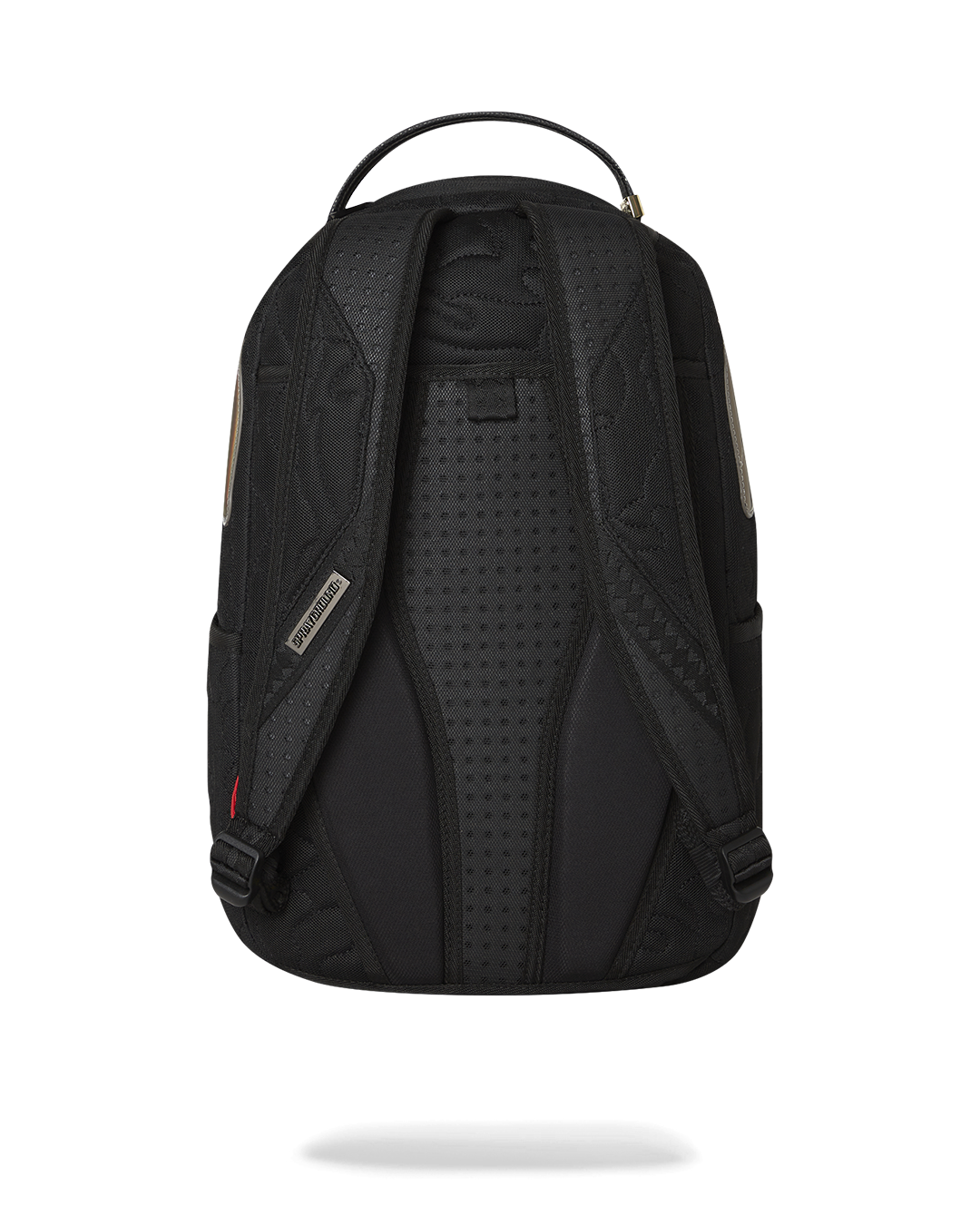 BLACK QUILTED IRRIDESCENT DLXS BACKPACK