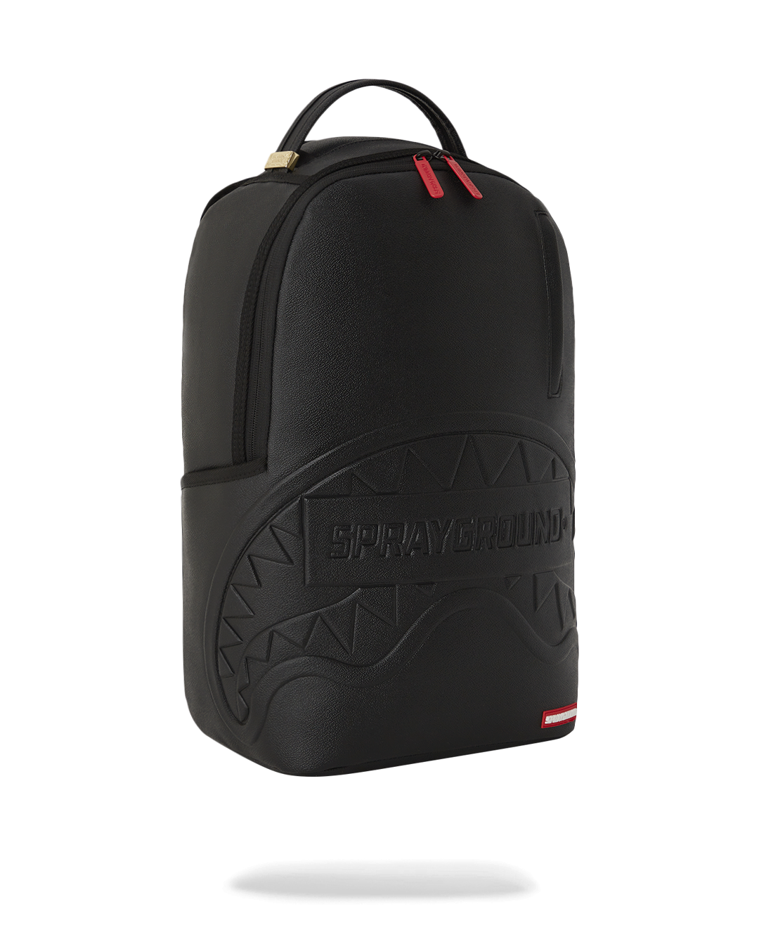 SHARK SMASH LOGO BLACK DLXS EMBOSSED BACKPACK