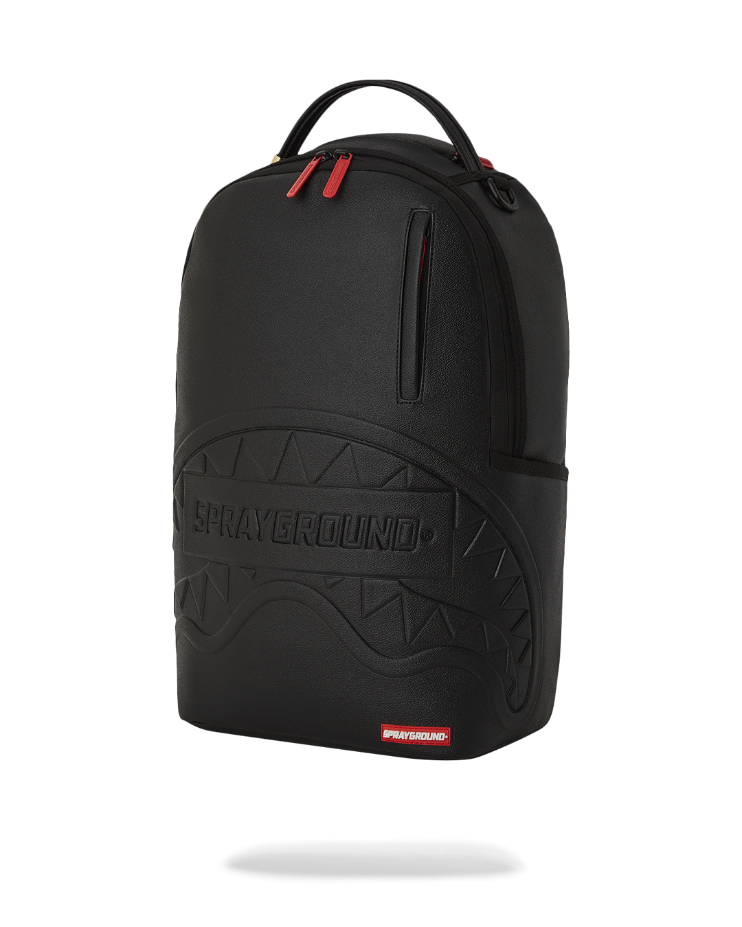 SHARK SMASH LOGO BLACK DLXS EMBOSSED BACKPACK