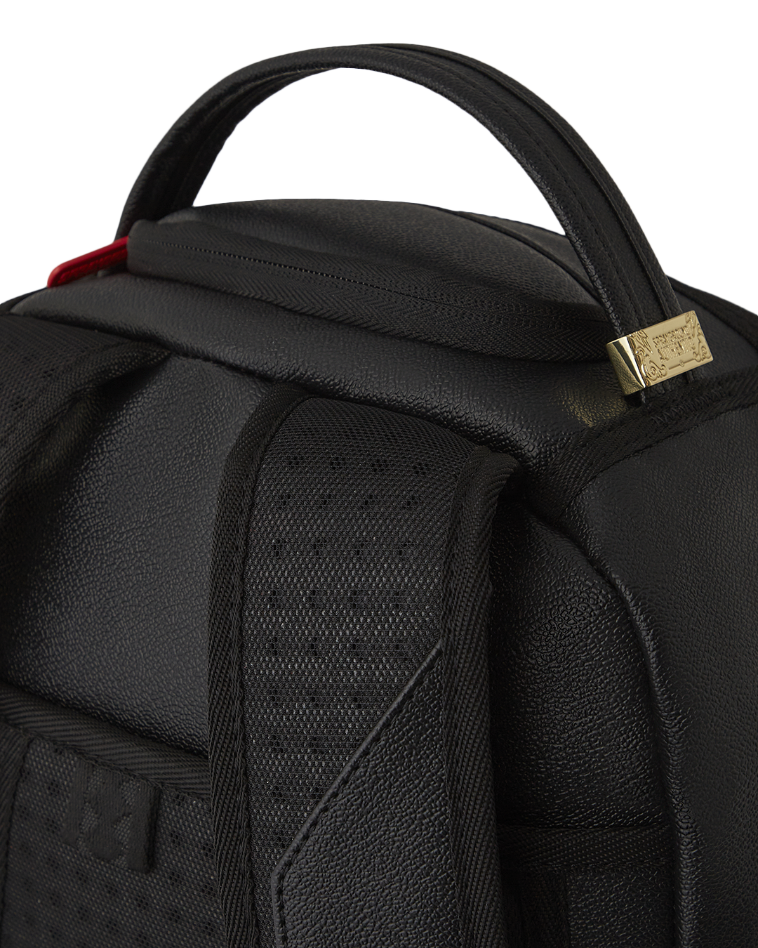 SHARK SMASH LOGO BLACK DLXS EMBOSSED BACKPACK