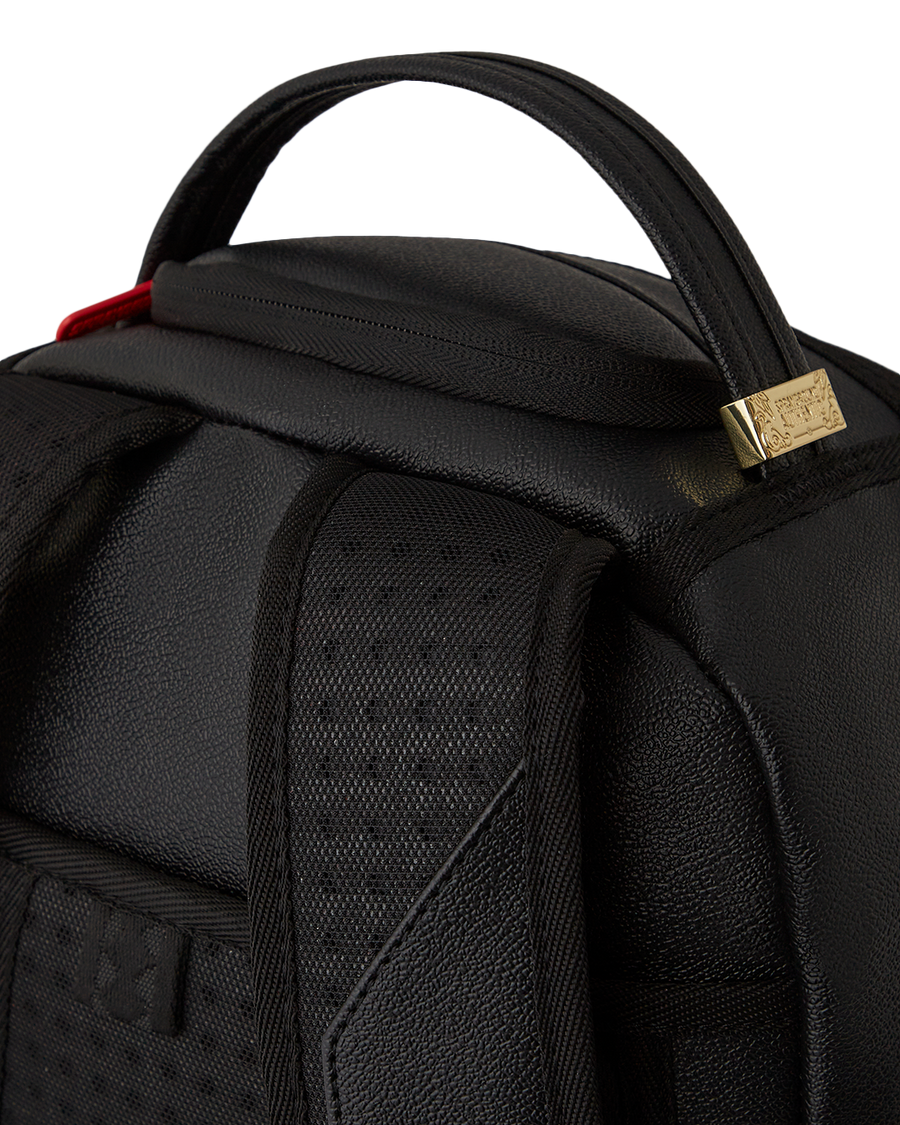 SHARK SMASH LOGO BLACK DLXS EMBOSSED BACKPACK