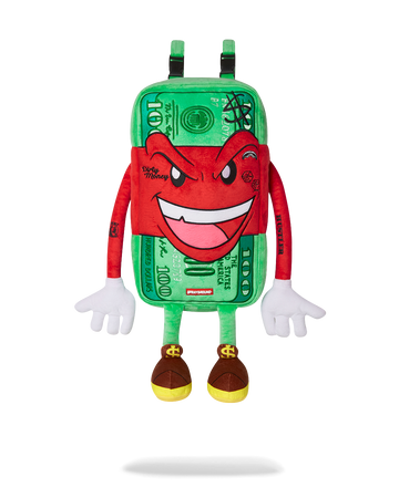 MONEY BOY PLUSH BACKPACK