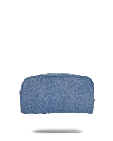 DENIM SHARK PENCIL POUCH