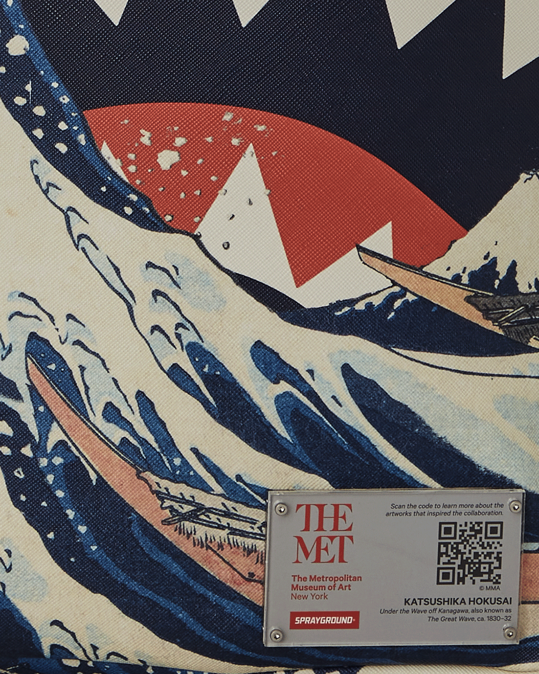 THE MET HOKUSAI GREAT WAVE BACKPACK