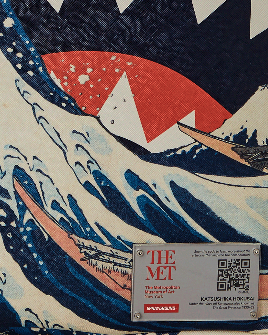 THE MET HOKUSAI GREAT WAVE BACKPACK