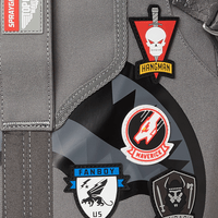 TOP GUN PATCHES DLX BACKPACK