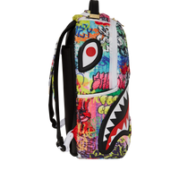 GRAFFITI FAUX FUR DLXSF BACKPACK