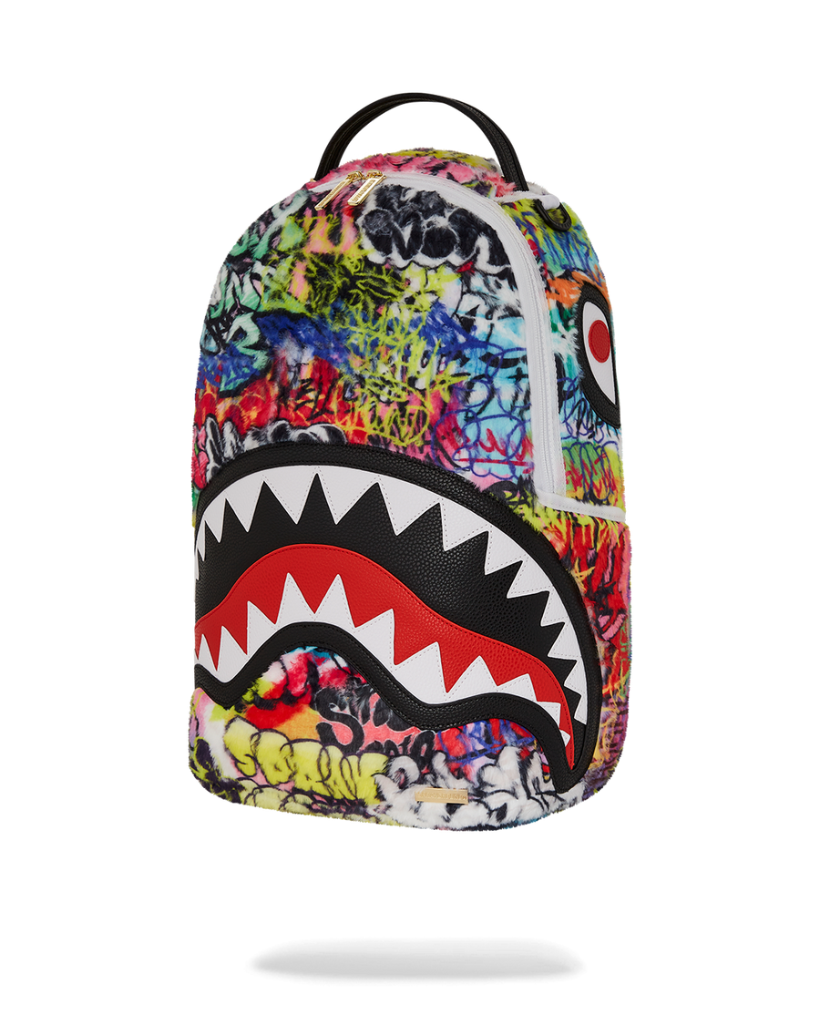 GRAFFITI FAUX FUR DLXSF BACKPACK