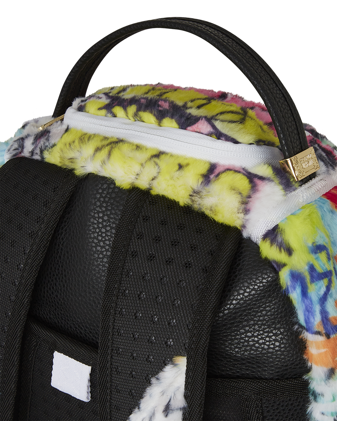 GRAFFITI FAUX FUR DLXSF BACKPACK