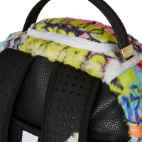 GRAFFITI FAUX FUR DLXSF BACKPACK