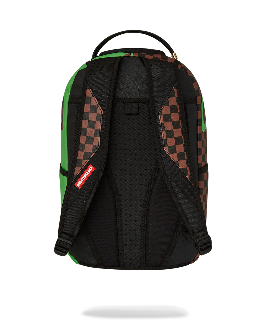 GREEN MONEY BEAR SPLIT DLXSV BACKPACK