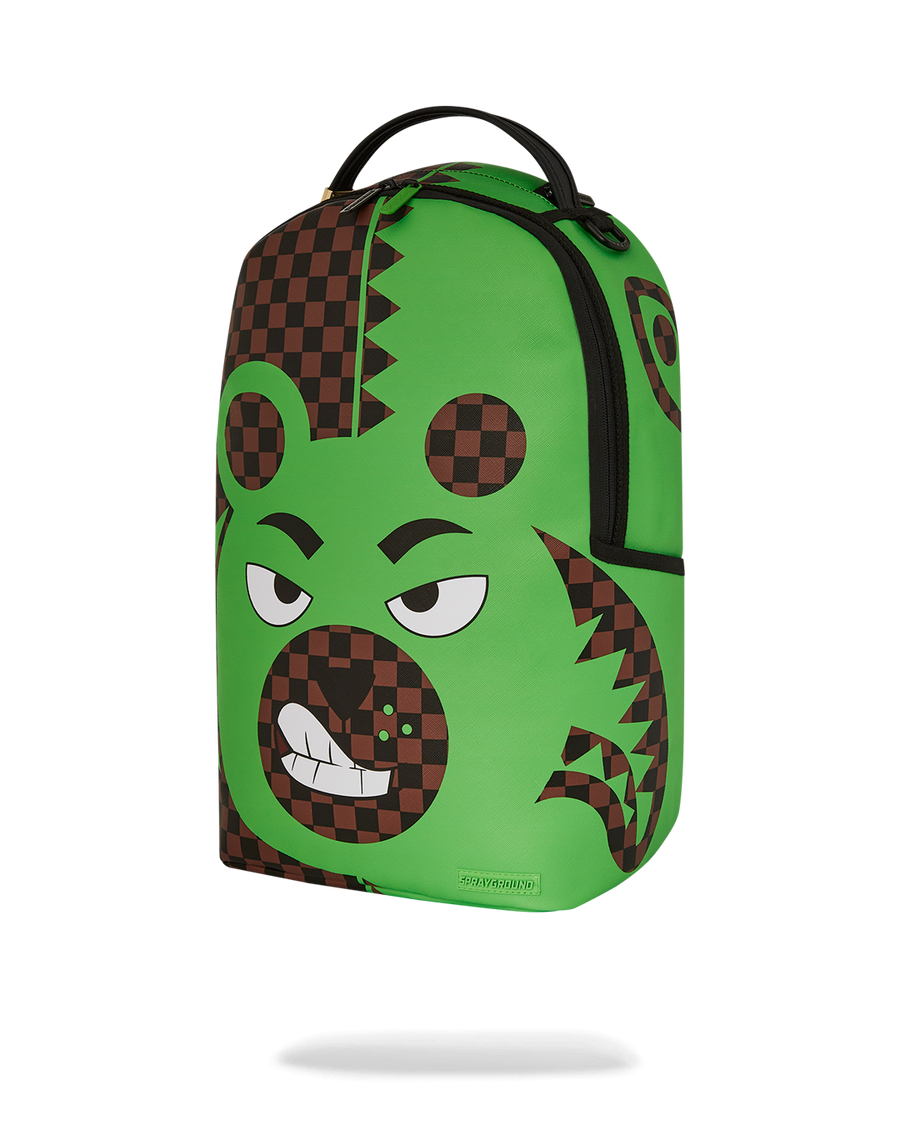 GREEN MONEY BEAR SPLIT DLXSV BACKPACK