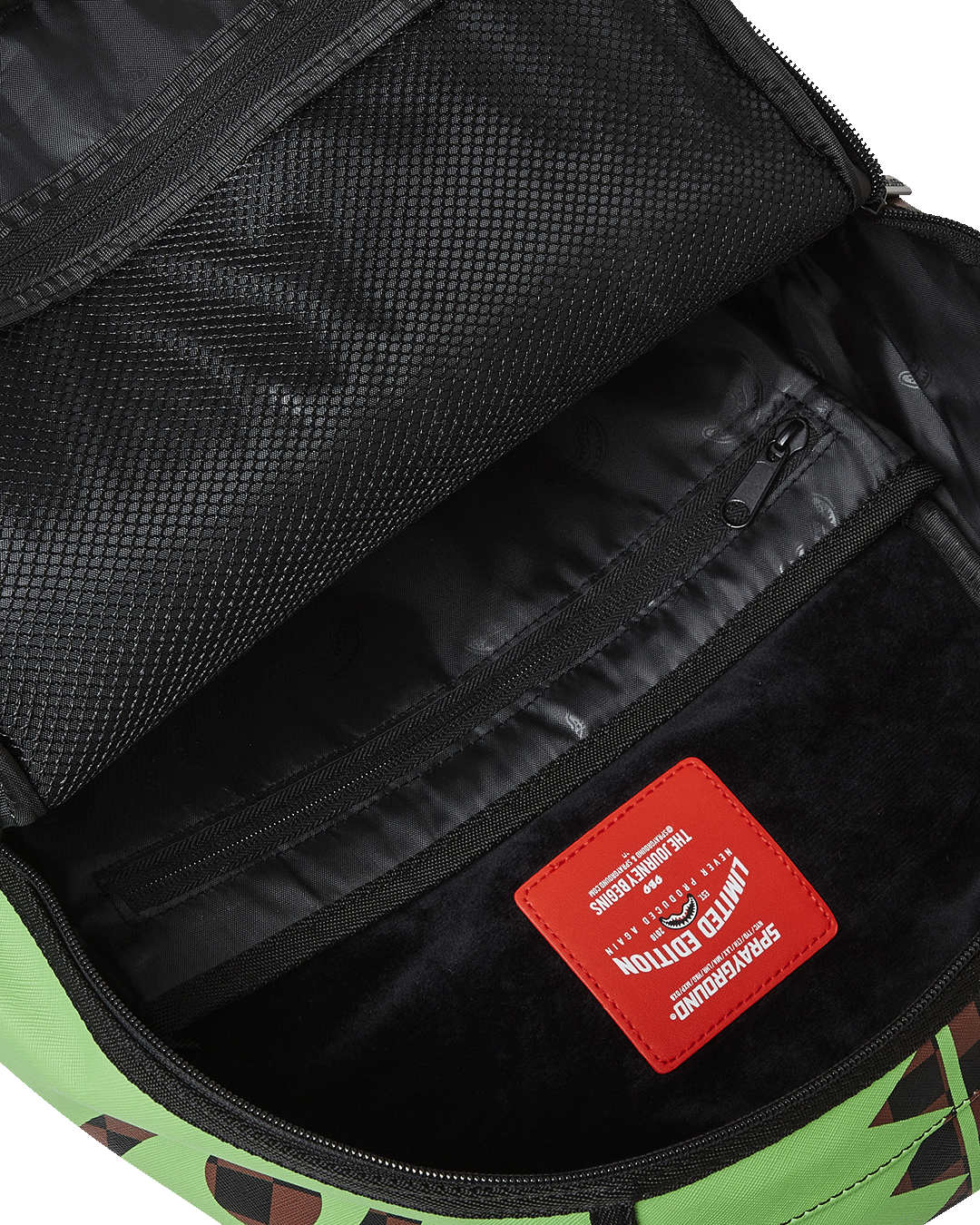 GREEN MONEY BEAR SPLIT DLXSV BACKPACK