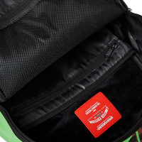 GREEN MONEY BEAR SPLIT DLXSV BACKPACK