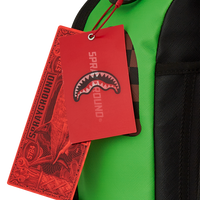 GREEN MONEY BEAR SPLIT DLXSV BACKPACK